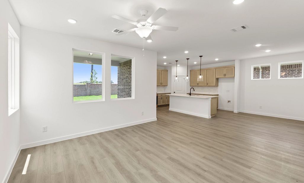 Open Kitchen-Living-Dining Room