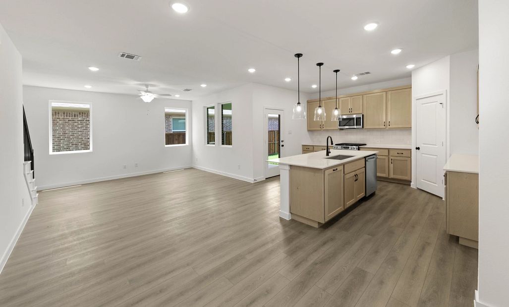 Open Kitchen-Living-Dining Room