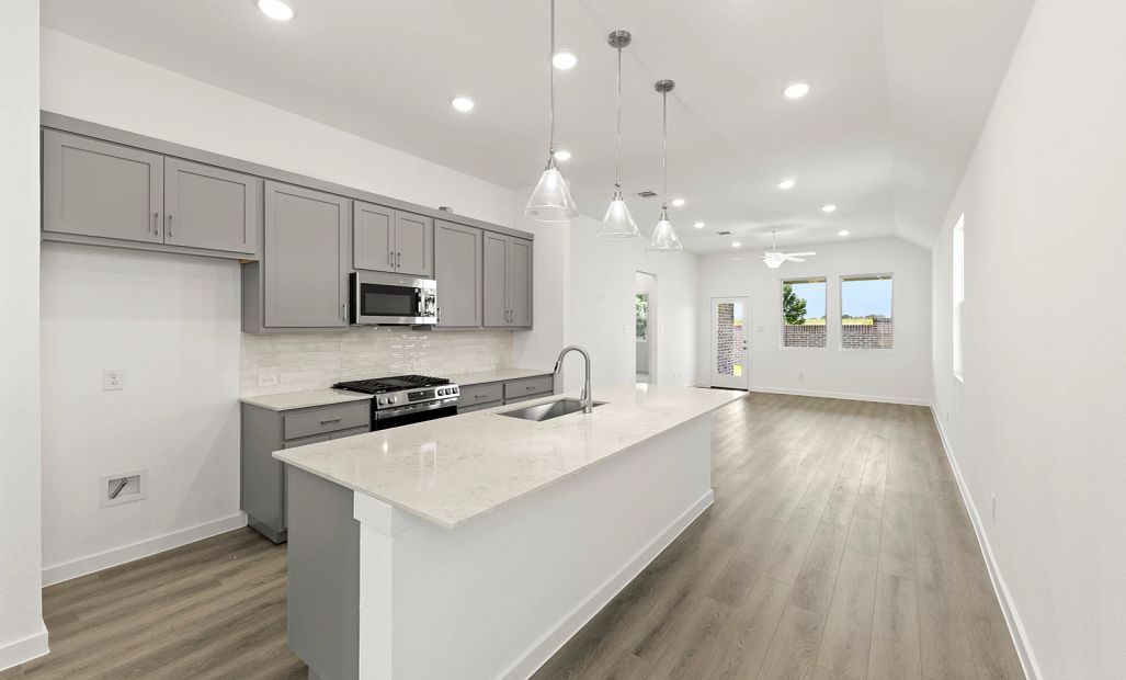 Open Kitchen-Living-Dining Room featuring the Milan Collection
