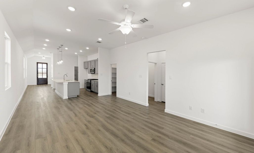 Open Kitchen-Living-Dining Room