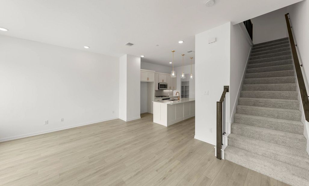 Open Kitchen-Living-Dining Room Representative Photo featuring the Serene Collection