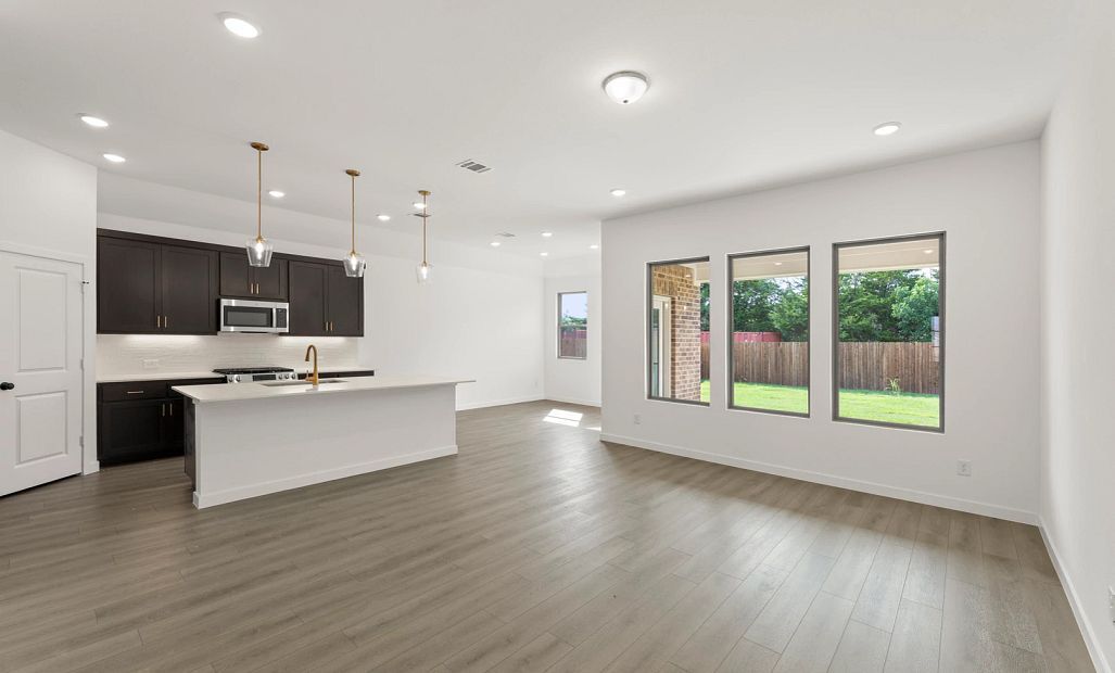 Open Kitchen-Living-Dining Room Representative Photo featuring the Oxford Collection