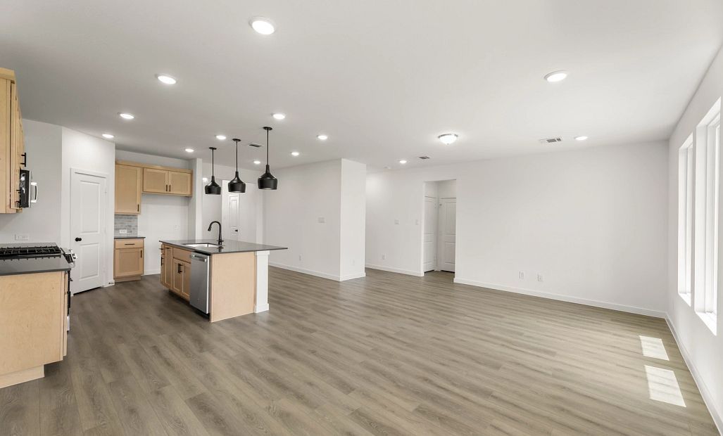 Open Kitchen-Living-Dining Room