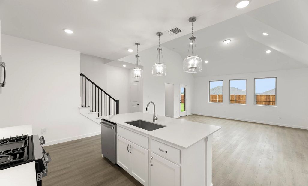 Open Kitchen-Living-Dining Room Representative Photo featuring the Timeless Collection