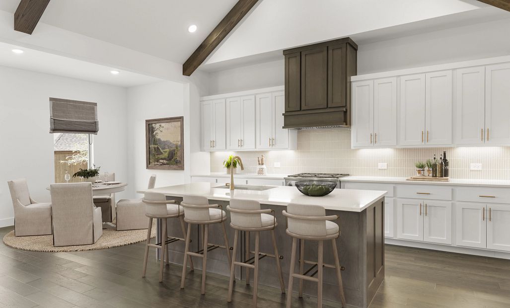 Open Kitchen-Dining Room featuring the Serene Collection