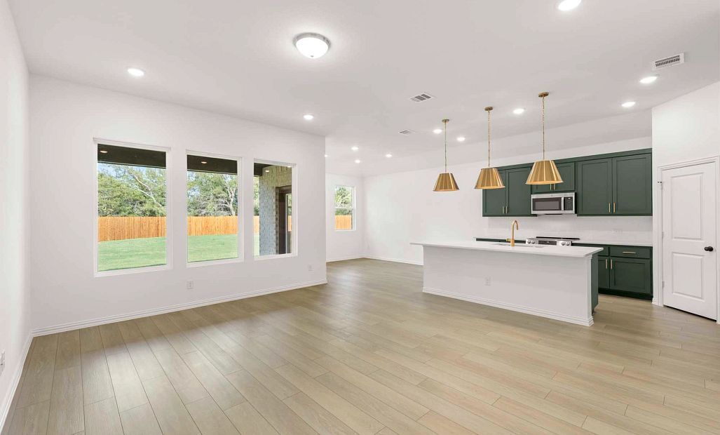 Open Kitchen-Living-Dining Room Representative Photo featuring the Luxe Collection