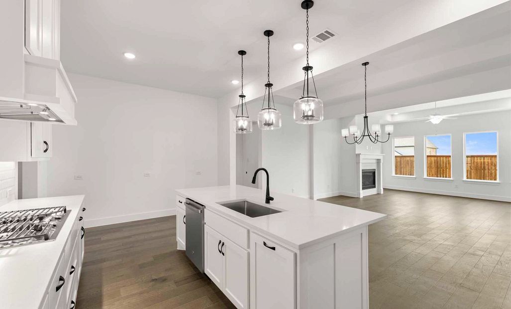 Open Kitchen-Living-Dining Room featuring the Harmony Collection