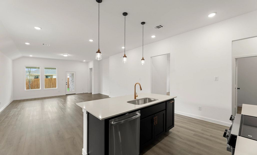 Open Kitchen-Living-Dining Room