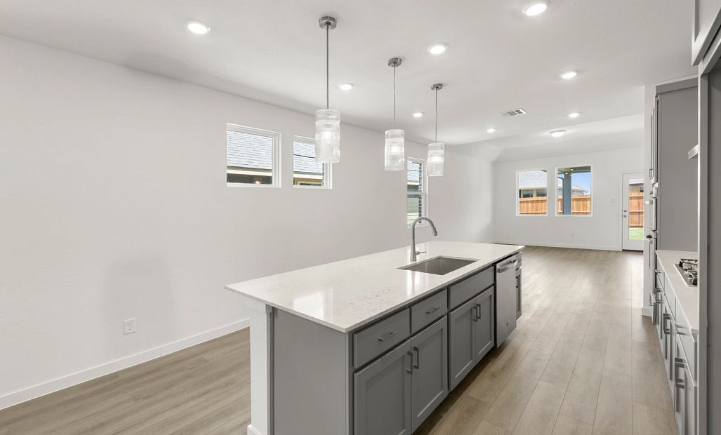 Open Kitchen-Living-Dining Room featuring the Milan Collection
