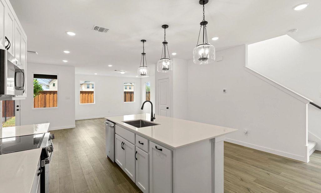 Open Kitchen-Living-Dining Room Representative Photo featuring the Harmony Collection