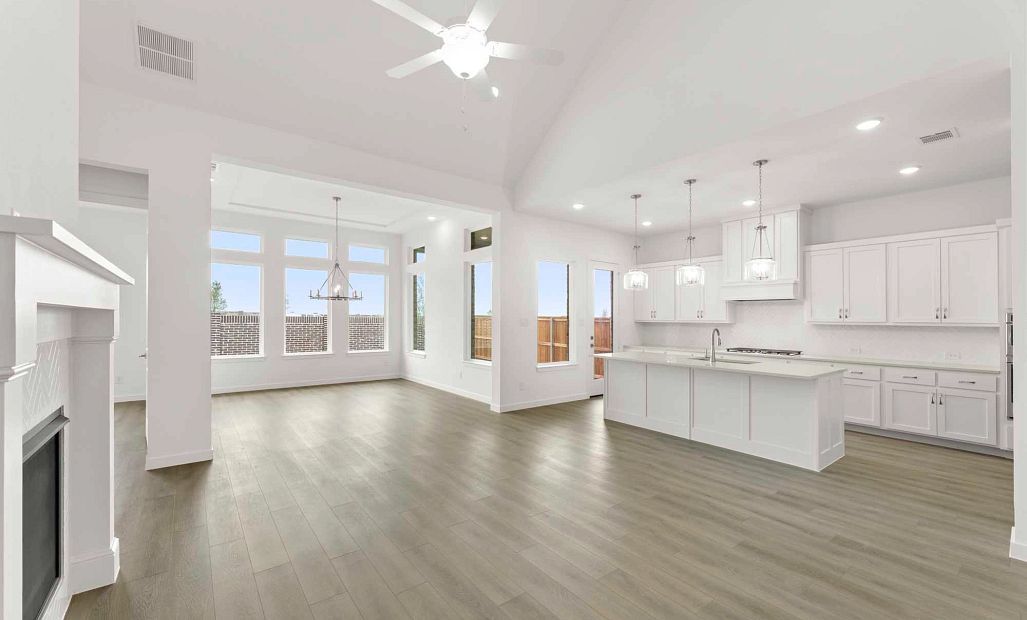 Open Kitchen-Living-Dining Room Representative Photo featuring the Timeless Collection