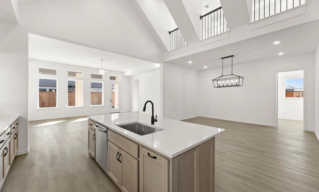 Open Kitchen-Living-Dining Room Representative Photo featuring the Artisan Collection