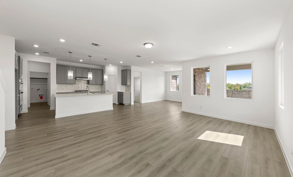 Open Kitchen-Living-Dining Room featuring the Milan Collection