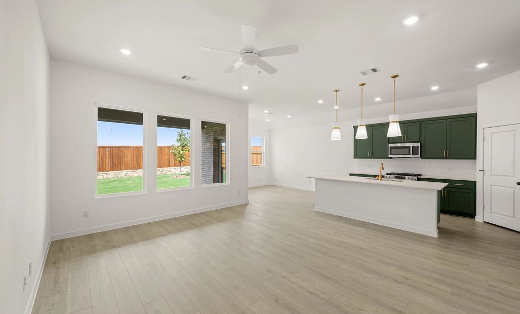 Open Kitchen-Living-Dining Room featuring the Luxe Collection