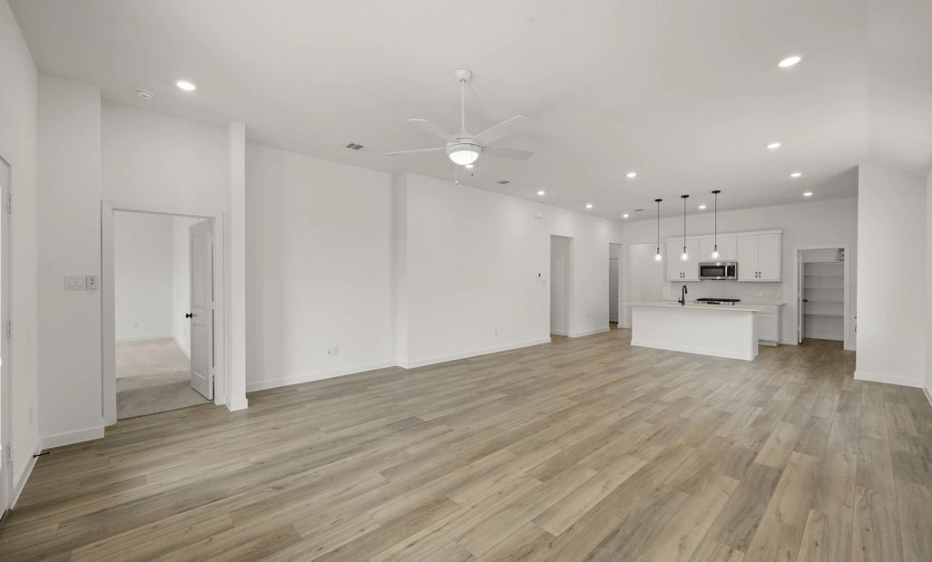 Open Kitchen-Living-Dining Room