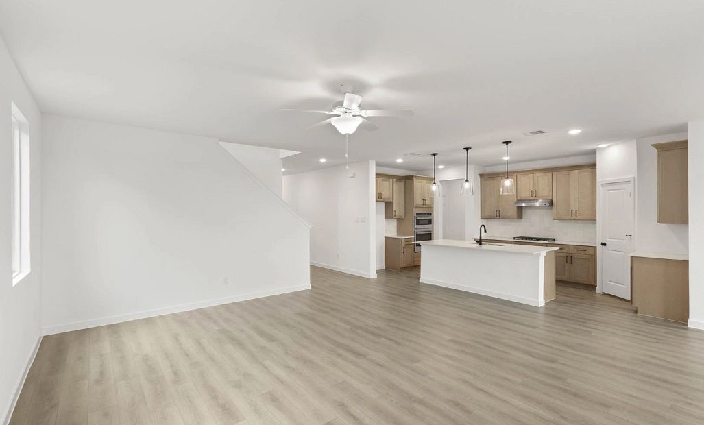 Open Kitchen-Living Room Representative Photo featuring the Artisan Collection