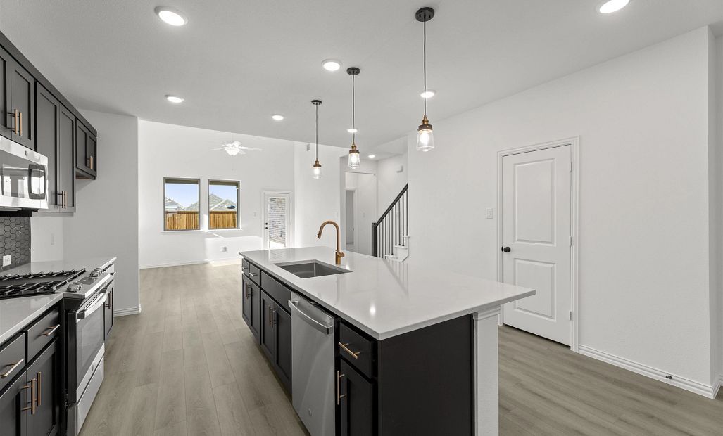 Open Kitchen-Living Room Representative Photo featuring the Noir Collection