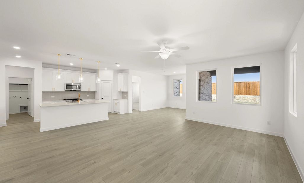 Open Kitchen-Living-Dining Room Representative Photo featuring the Serene Collection