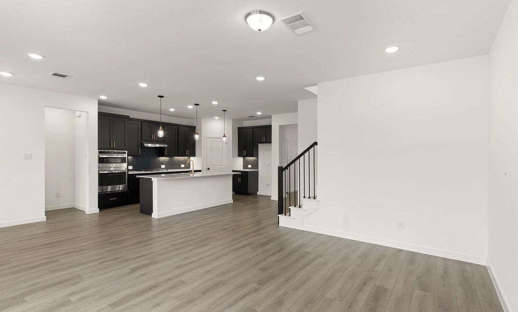 Open Kitchen-Living Room Representative Photo featuring the Noir Collection