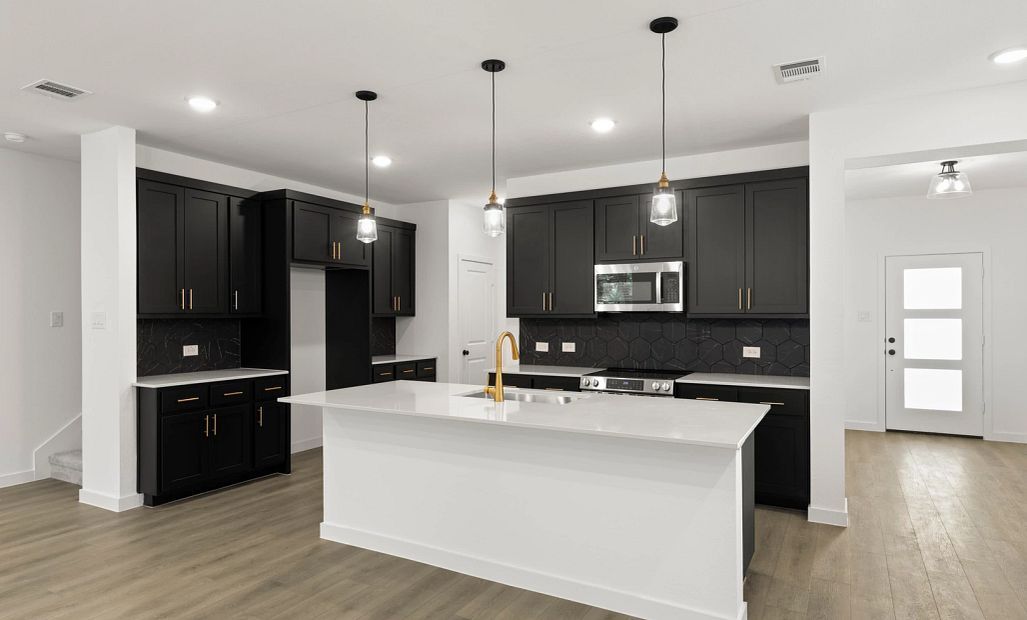 Kitchen featuring the Noir Collection