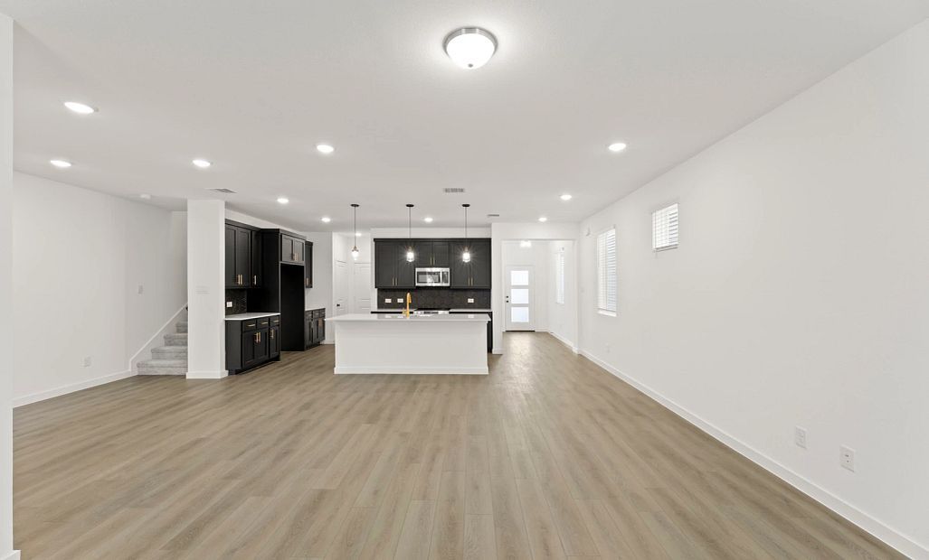 Open Kitchen-Living-Dining Room