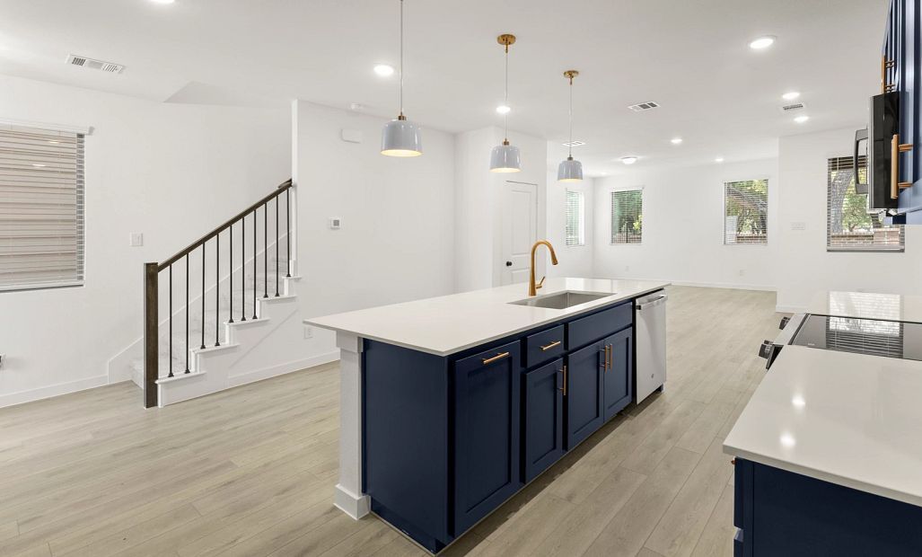 Open Kitchen-Living Room featuring the Sapphire Collection