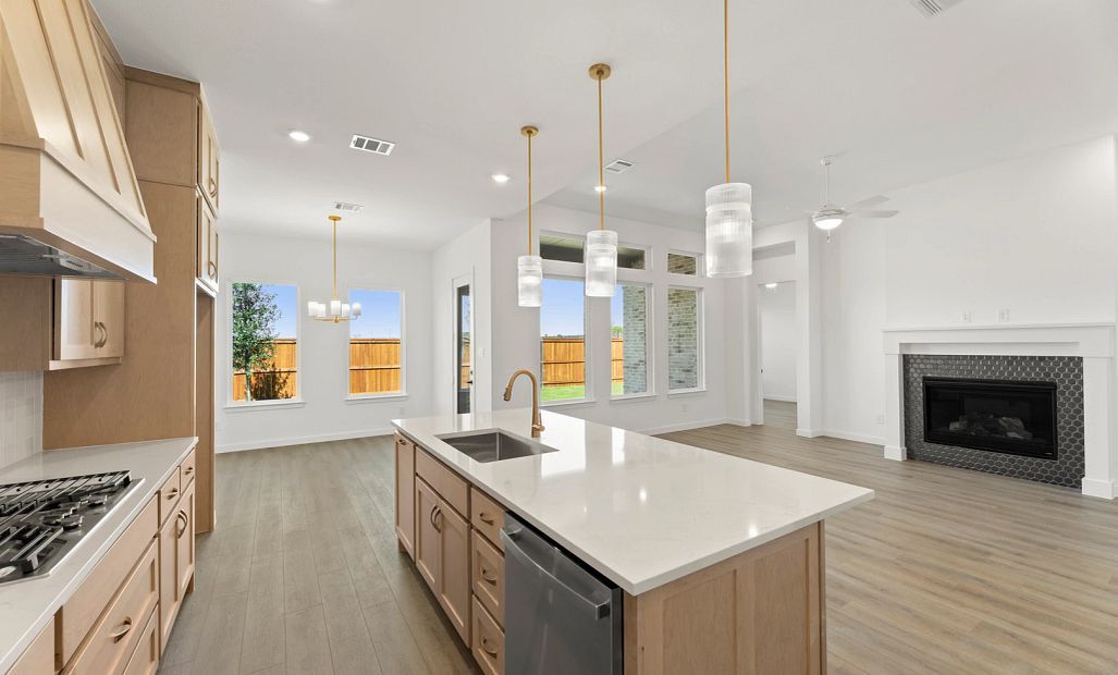 Open Kitchen-Living-Dining Room