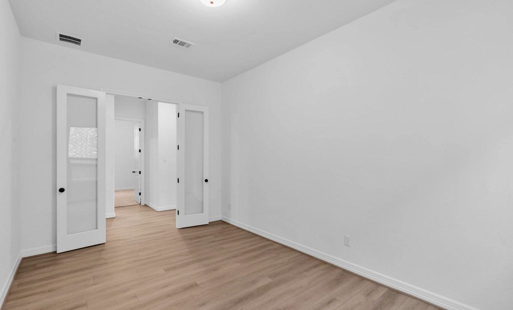 The spacious study off the main hallway allows flexibility for work or play.