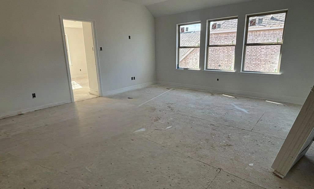 Construction progress - game room