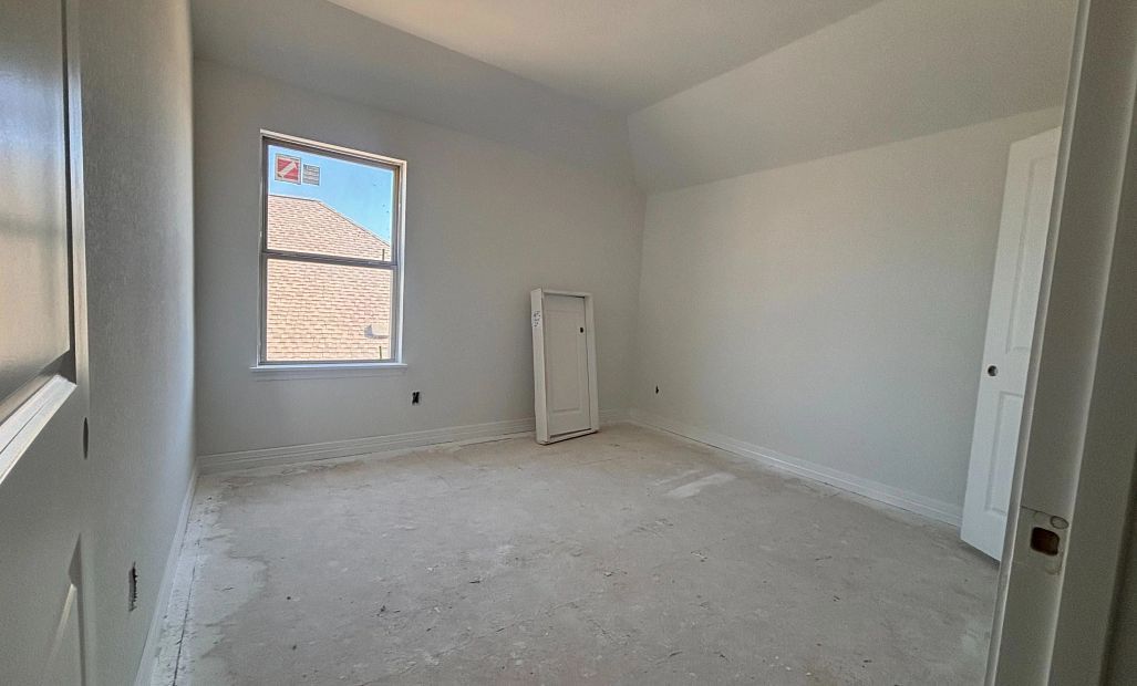 Construction progress - third bedroom