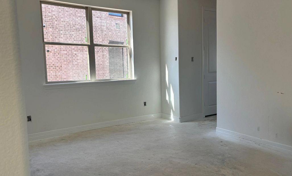 Construction progress -  fourth bedroom