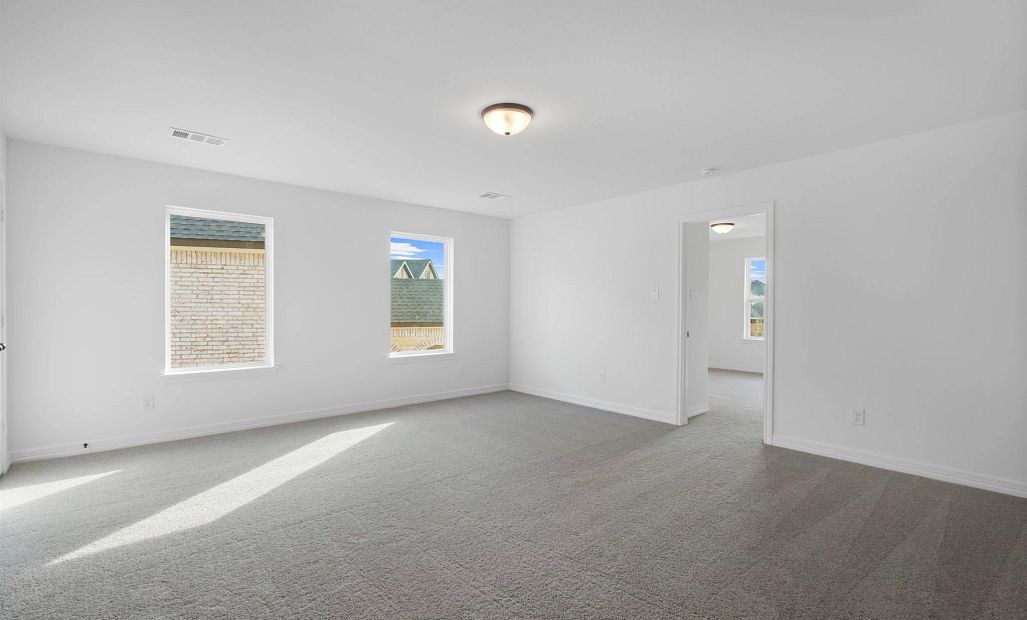 Game room. Note: Sample product photo. Actual exterior and interior selections may vary by homesite.