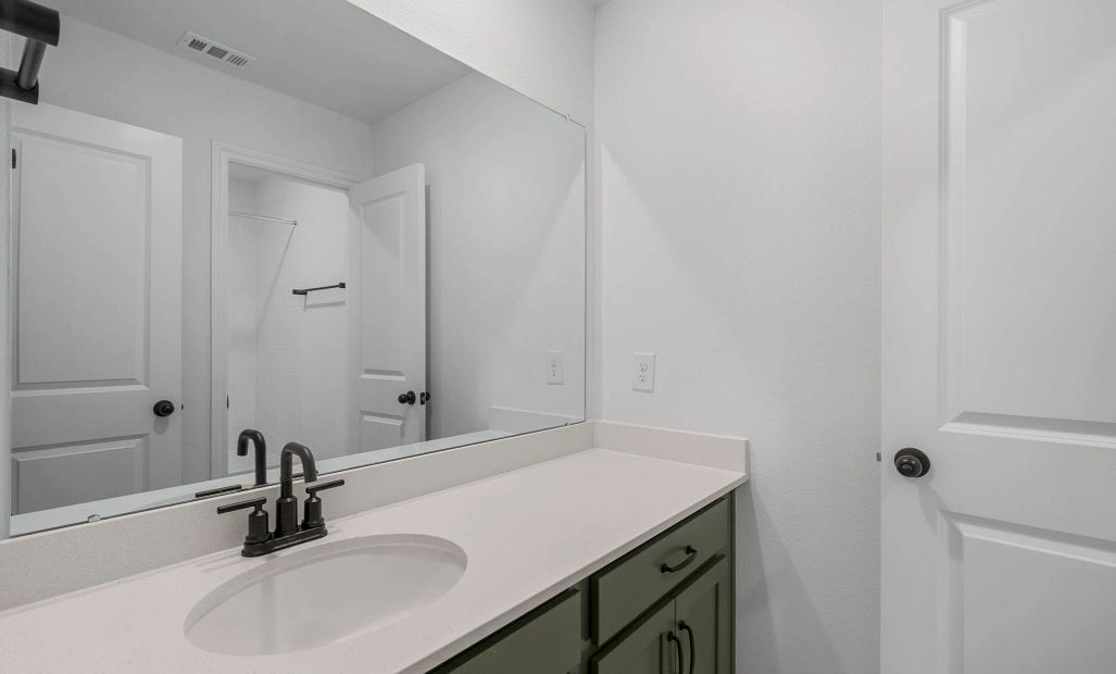 Second bath. Note: Sample product photo. Actual exterior and interior selections may vary by