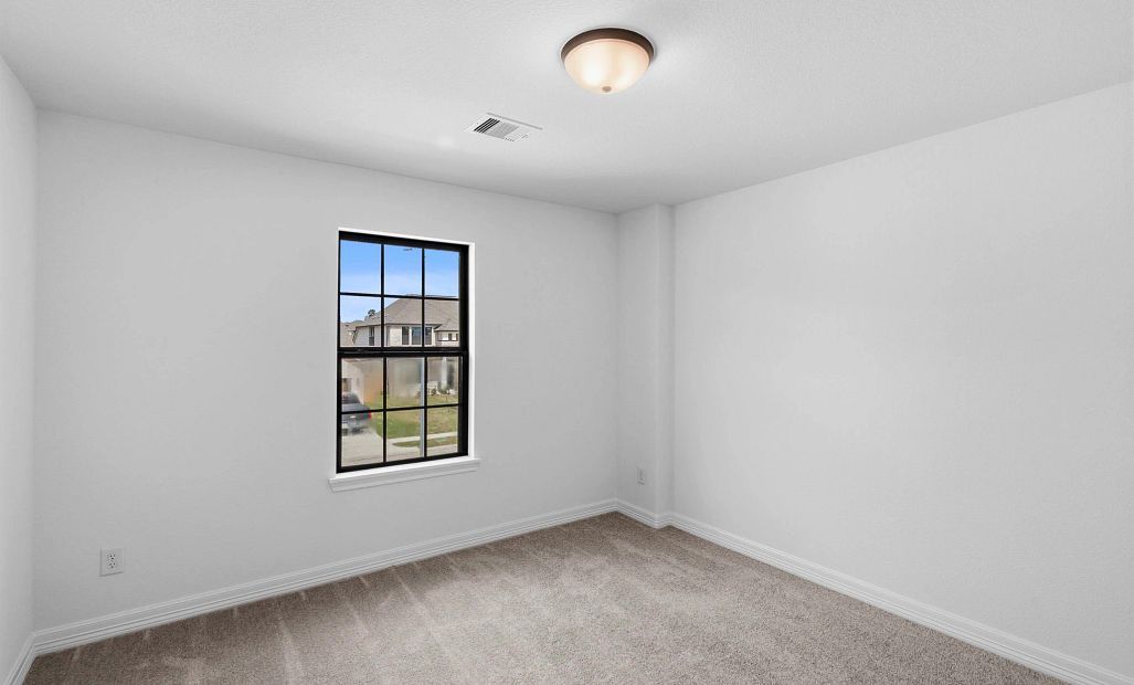 Secondary bedroom. Sample product photo. Actual exterior and interior selections may vary by