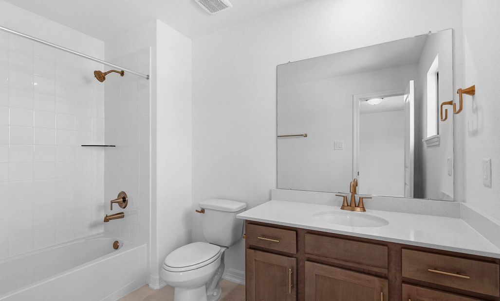 Third bathroom. Sample product photo. Actual exterior and interior selections may vary by homesite.