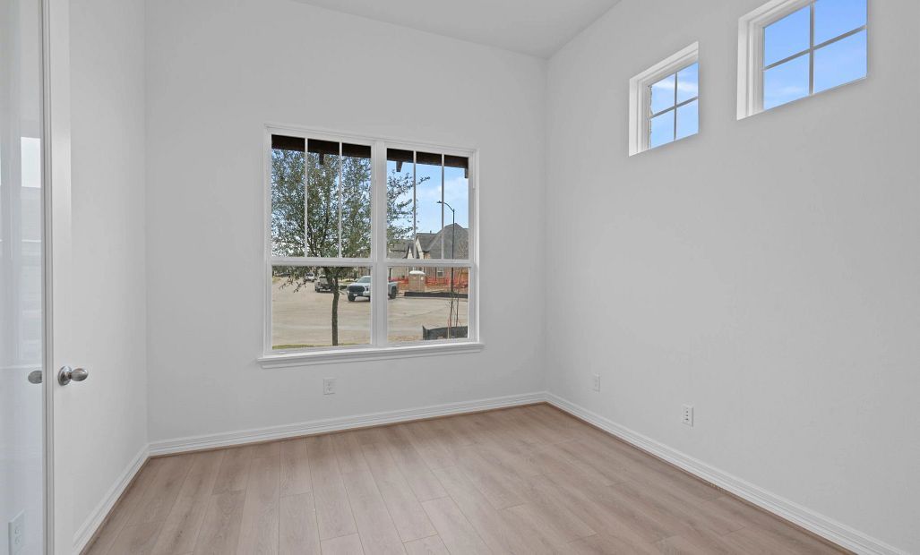 Study. Note: Sample product photo - actual exterior and interior selections may vary by homesite