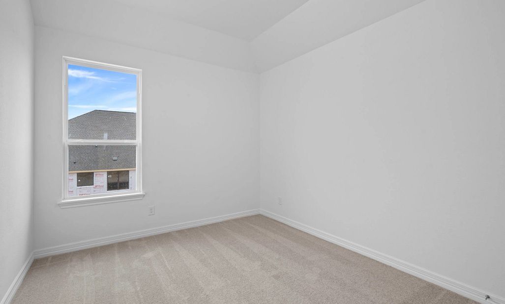 Third bedroom. Note: Sample product photo - actual exterior and interior selections may vary by