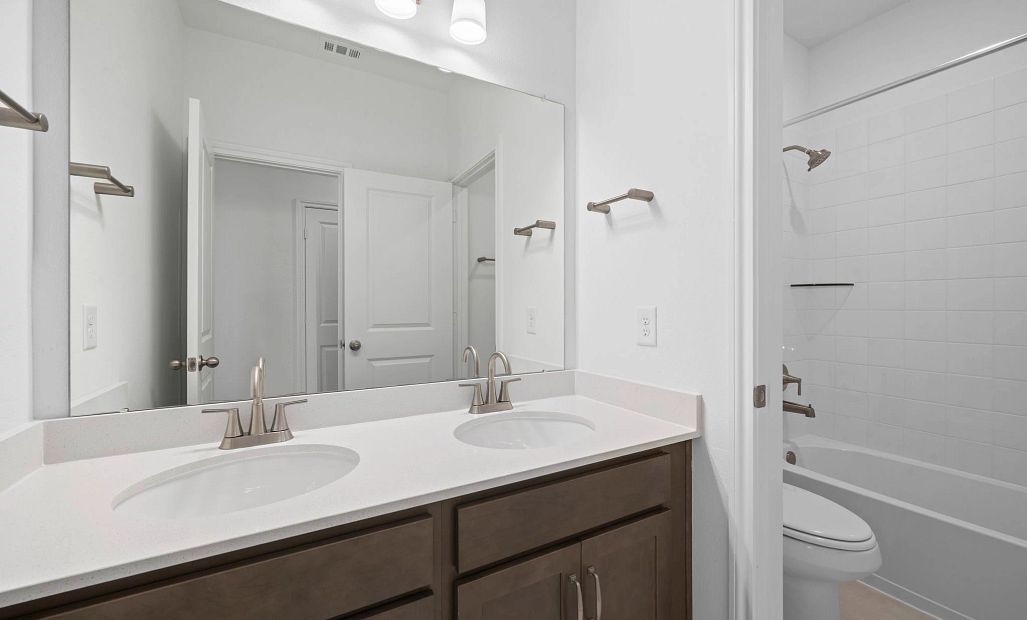 Second bedroom. Note: Sample product photo - actual exterior and interior selections may vary by