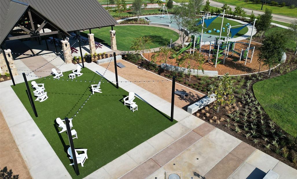 The Alcove Pavilion is a charming gathering spot where families, friends, and neighbors can enjoy