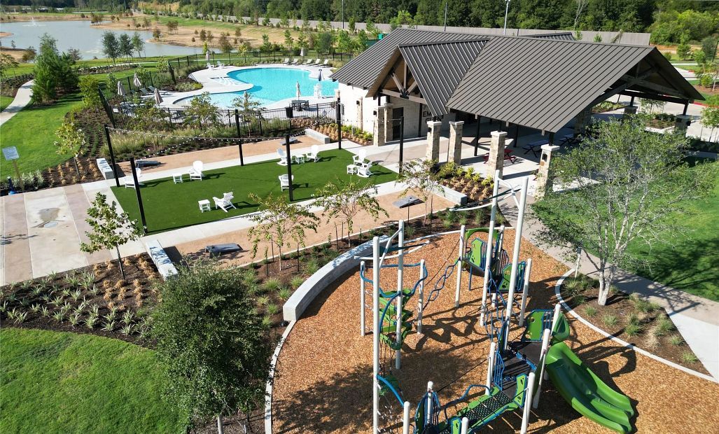 The playground is a dynamic space where children can unleash their energy, climb, swing, and create