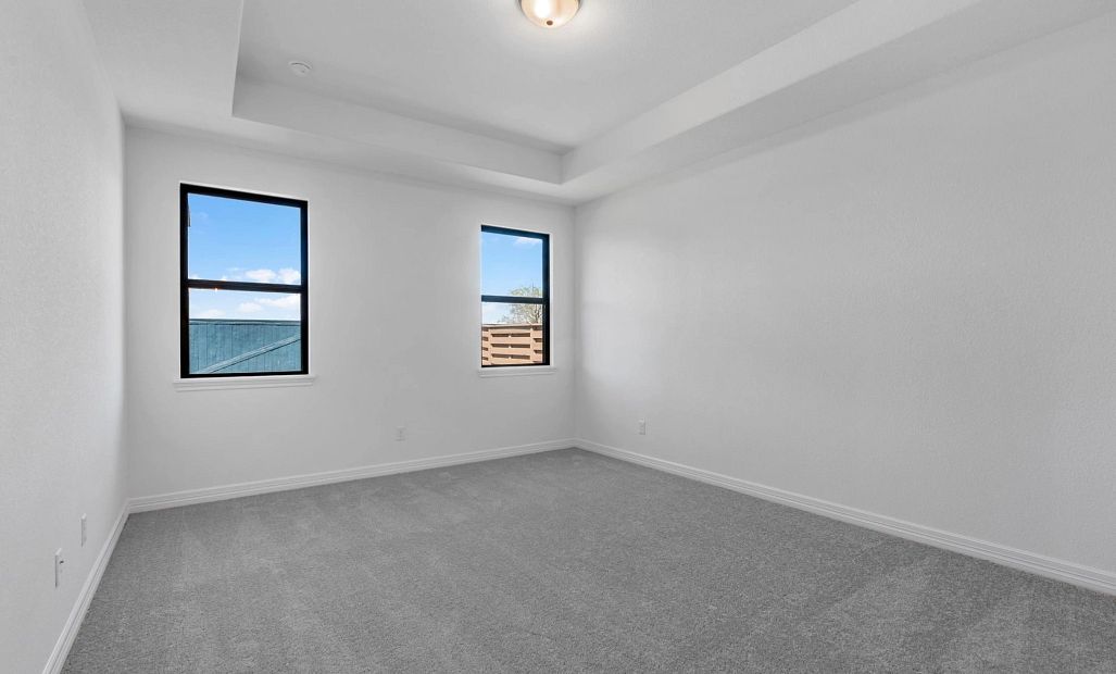Primary Bedroom. Sample product photo. Actual exterior and interior selections may vary by homesite.
