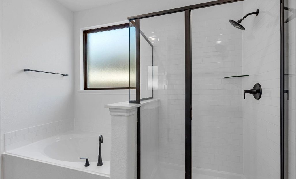 Primary Bathroom. Sample product photo. Actual exterior and interior selections may vary by