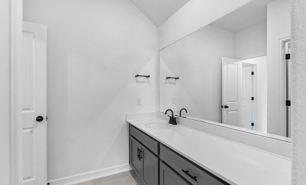 Third Bathroom. Sample product photo. Actual exterior and interior selections may vary by homesite.