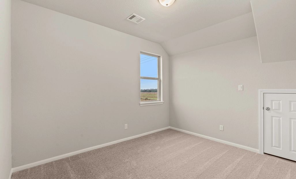 Secondary bedroom. Sample product photo. Actual exterior and interior selections may vary by