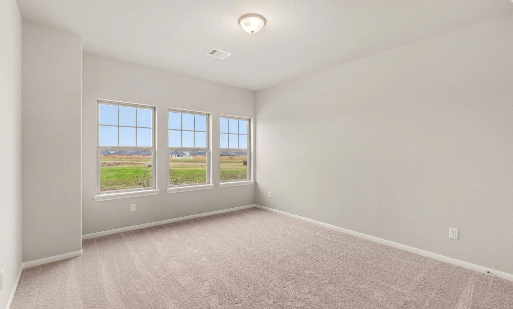 Third bedroom. Sample product photo. Actual exterior and interior selections may vary by homesite.