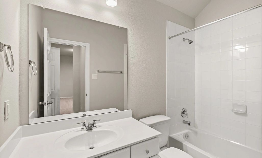 Third bathroom. Sample product photo. Actual exterior and interior selections may vary by homesite.