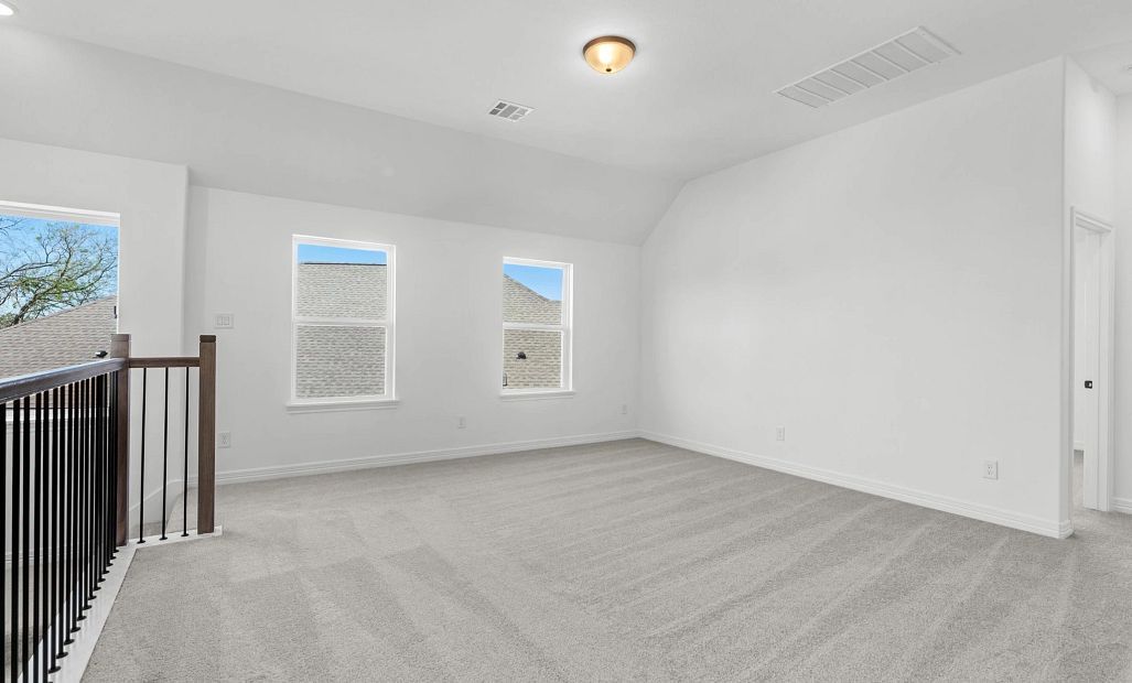 Upstairs loft. Sample product photo. Actual exterior and interior selections may vary by homesite.