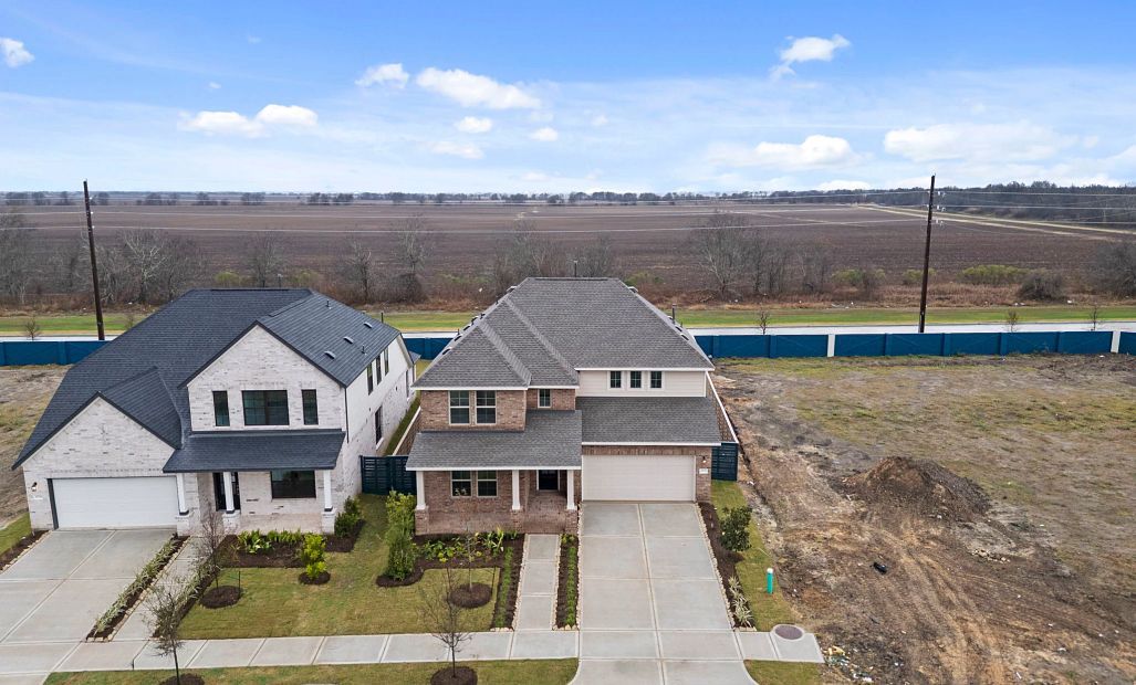 An ariel view of your home, lot and community.