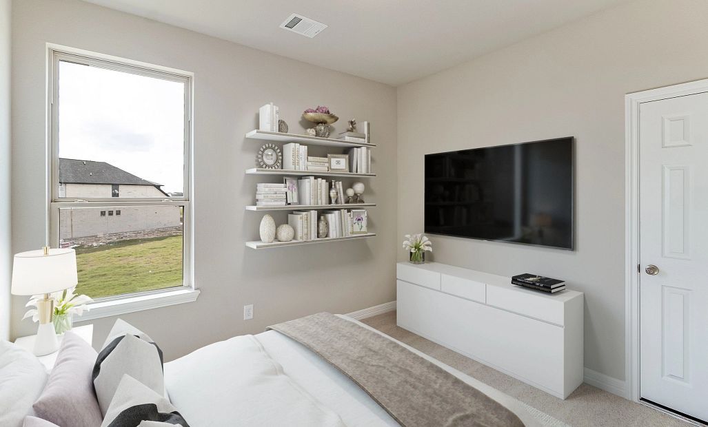 Fourth bedroom. Note: Sample product photo - actual exterior and interior selections may vary by