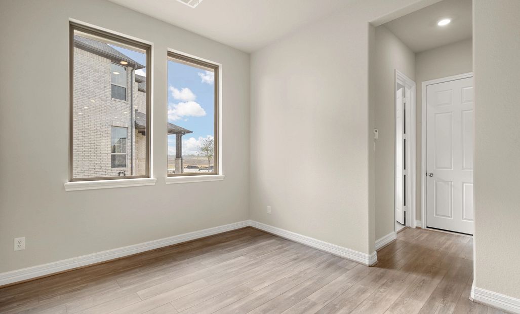 Breakfast area. Note: Sample product photo - actual exterior and interior selections may vary.